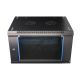 14. Extralink 6U 600x600 Black Wall-Mounted Rack Cabinet