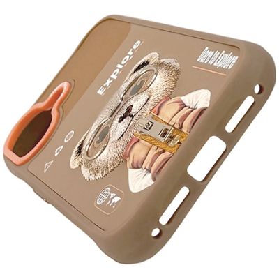 3. Nimmy Cool&Cute 2.0 Bear Case for iPhone 17 - Beige