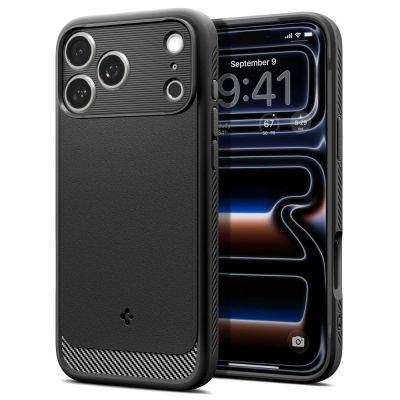 2. Spigen Rugged Armor Mag MagSafe Case for iPhone 17 Pro Max - Matte Black