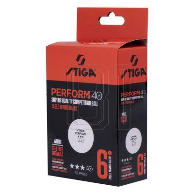 3. Stiga Ball Perform Star 6-PACK table tennis balls 92800591805