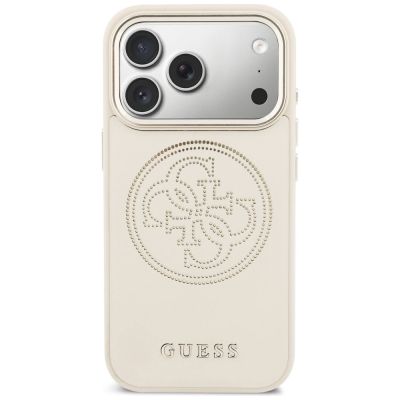3. Guess Perforated 4G MagSafe Case for iPhone 17 Pro - Beige