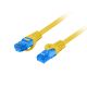 4. LANBERG PATCHCORD S/FTP CAT.6A 3M YELLOW LSZH CCA (FLUKE PASSED) PCF6A-10CC-0300-Y