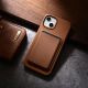 18. iCarer Case Leather Case Cover for iPhone 14 Plus Brown (MagSafe Compatible)