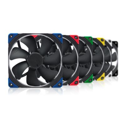 2. NOCTUA 140mm NF-A14 PWM CHromax Black Swap colors fan
