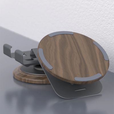7. Dudao F17M 360° metal phone stand - gray