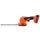 2. 18V Cordless Hedge Trimmer, 20cm BCSS18D1-QW BLACK+DECKER