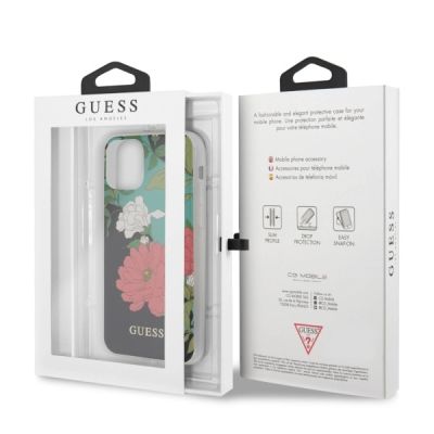 7. Guess GUHCN65IMLFL01 iPhone 11 Pro Max black/black N°1 Flower Collection