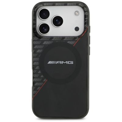 3. Mercedes AMG IML Double Layer Rhombs MagSafe Case for iPhone 18 Pro / 17 Pro - Black and Red