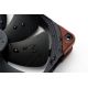 7. Noctua NF-A14 Computer Case Fan 14 cm Black, Brown 1 pc.
