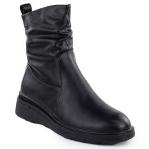 Women's black wedge ankle boots Vinceza 26-58557