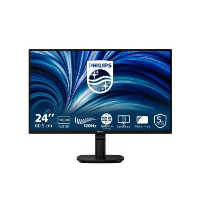 Philips 2000 series 24B2N2200/00 computer monitor 60.5 cm (23.8") 1920 x 1080 px Full HD LCD Black