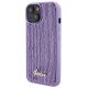 2. Guess Sequin Script Metal case for iPhone 15 - purple
