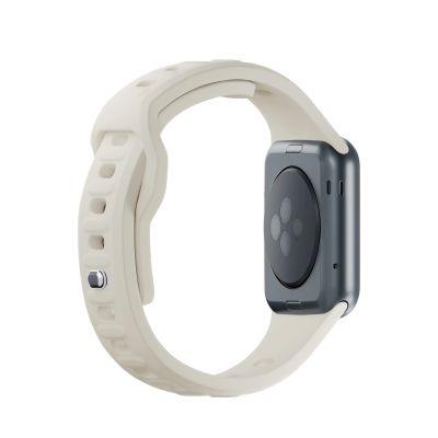 4. 3mk Silicone Watch Strap for Apple Watch 38/40/41 mm - white