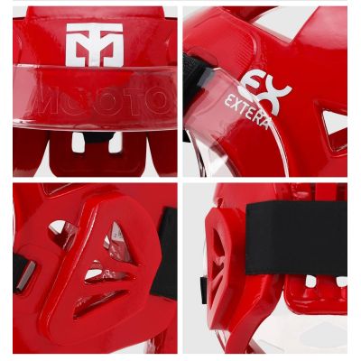 8. Extera 3 Pro World Taekwondo (WT) Helmet with Face Shield | MOOTO