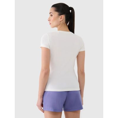 4. Women's training T-shirt regular quick-drying 4F 4FRSS25TFTSF1235-11S