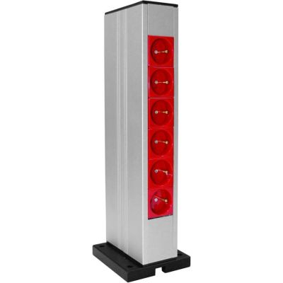 Double aluminum vertical floor column, capacity 2x23M