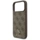 6. Guess 4G Small Classic Logo MagSafe Case for iPhone 17 Pro Max - Brown