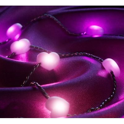 7. Twinkly Candies – 100 Candle-Shaped RGB LED Lights, Green Cable, USB-C