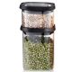 4. Set of 3 glass containers GEFU PANTRY G-12807