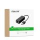 14. Ugreen external network card RJ45 - USB 2.0 100 Mbps Ethernet black (CR110 20254)