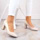 13. Sergio Leone W SK193B beige pearl heel pumps 