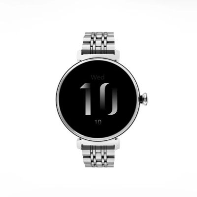 4. HiFuture Aura Women's Smartwatch - Silver