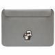 Karl Lagerfeld Saffiano Karl&Choupette case for a 14" laptop - silver