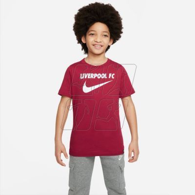 4. Nike Liverpool FC Swoosh Y Jr DJ1535 608 T-shirt