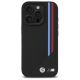3. BMW M Meshed Tricolor Stripes MagSafe Case for iPhone 16 Pro Max - Black
