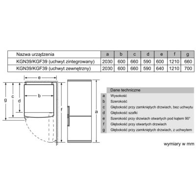8. BOSCH KGN39VIEB fridge-freezer