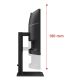 45. AOC monitor 86.3 cm (34") CU34E4CW 21:09 2xHDMI+DP+USB-C+Webcam Curv.