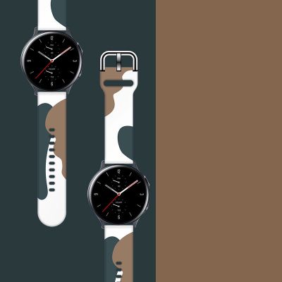 3. Strap Moro for Samsung Galaxy Watch 45 / 46 / 47 mm silicone bracelet watch band - pattern 1