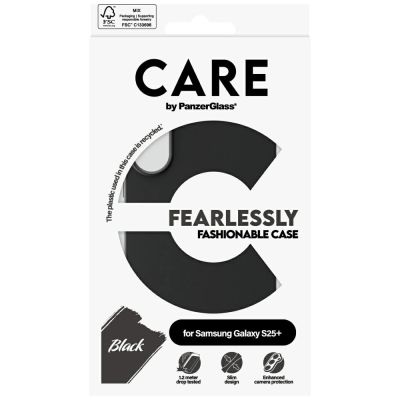 4. CARE by PanzerGlass Fashion Case for Samsung Galaxy S25+ - Black