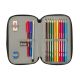 5. Real Madrid pencil case with equipment double filled pencil case 29 pcs 412654854