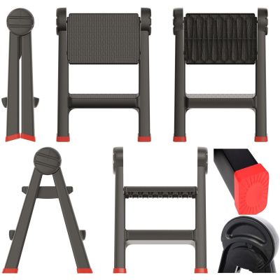 21. TITAN KISTENBERG WORKSHOP FOLDING PLATFORM LADDER