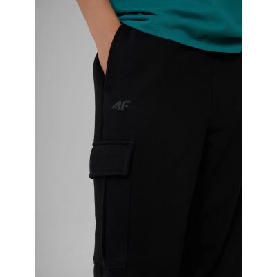 4. Boys' cargo sweatpants 4F 4FJKAW26TTROM2085-20S