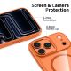 3. Tech-Protect MagMat MagSafe Case for iPhone 17 Pro Max - Transparent Orange