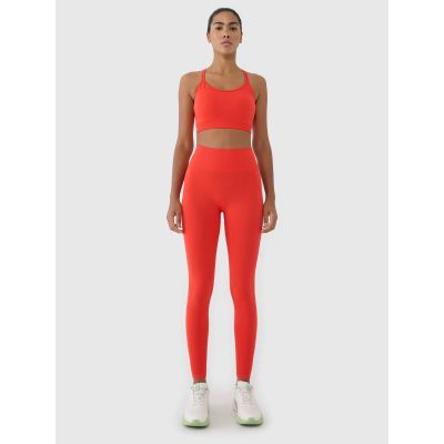 4. Women's seamless training leggings 4F 4FWSS25TFTIF380-62S
