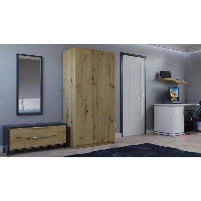 3. SD-90 WARDROBE - ARTISAN OAK