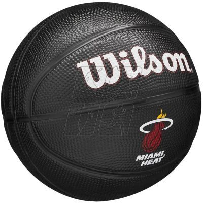 2. Basketball Wilson Team Tribute Miami Heat Mini Ball Jr. WZ4017607XB