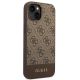 4. Guess 4G Stripe Collection Case for iPhone 14 Plus / 15 Plus 6.7" - Brown