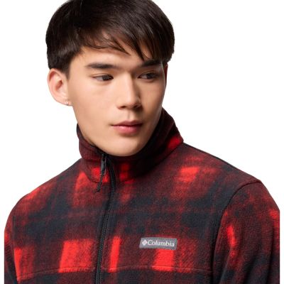 4. Columbia Steens Mountain Printed Jacket 1478231698 Red L