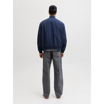 3. Jack&Jones Men's Bomber Jacket JJECHARGE STAND COLLAR BOMBER NOOS 12288895 NAVY BLAZER