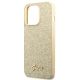 6. Guess Glitter Script Case for iPhone 14 Pro - Gold