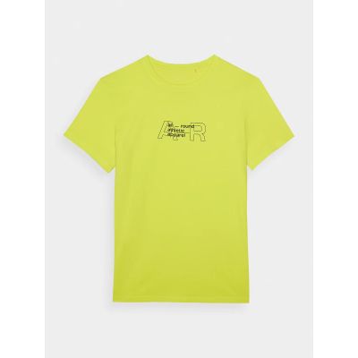5. Men's regular printed T-shirt 4F 4FRAW24TTSHM2299-45S