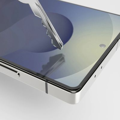 5. Puro Frame Tempered Glass with Black Frame for Samsung Galaxy S25 Ultra