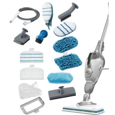 2. Black & Decker Steam-Mop + SteaMitt, capacity 0.5 l, power 1600 W, gray