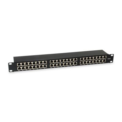 Equip 19-inch Patch Panel 48xRJ45 Cat6 FTP 1U 250MHz RAL9005
