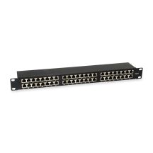 Equip 19-inch Patch Panel 48xRJ45 Cat6 FTP 1U 250MHz RAL9005