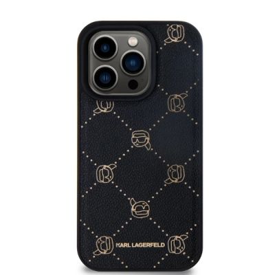 2. Karl Lagerfeld Magsafe Karl Head iPhone 15 Pro Case - Black